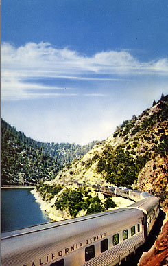 California Zephyr Postcard