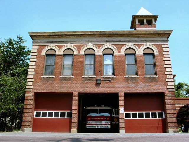 Engine 2 in the Saxonville Fire Station