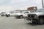 CN hyrail trucks