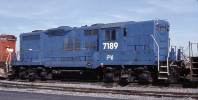 P&W blue locomotive 7089