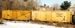 Green Bay and Western boxcars
