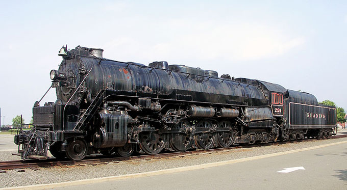 Reading Company locomotive No. 2124