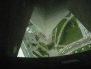 The glass floor in the CN Tower