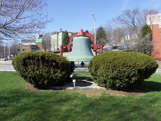 Bell at Mt Carmel Church in Worcester MA