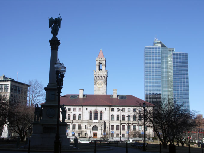 Civil War Memorial and City Hall