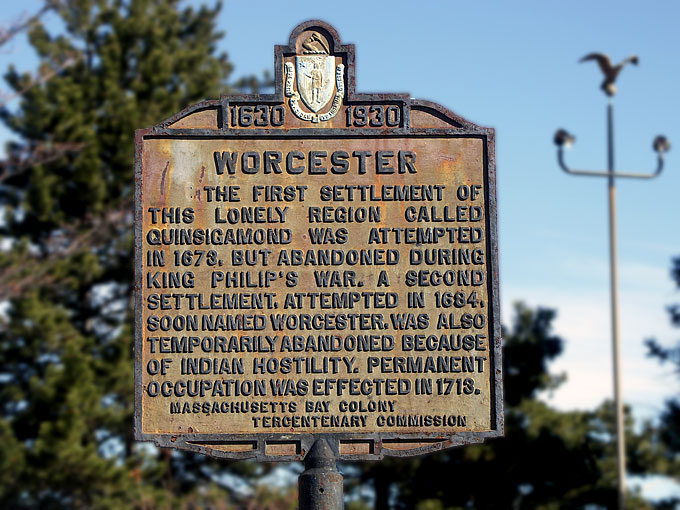 Quinsigamond plate in Worcester