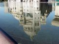 Christian Science reflecting pool at work in Boston