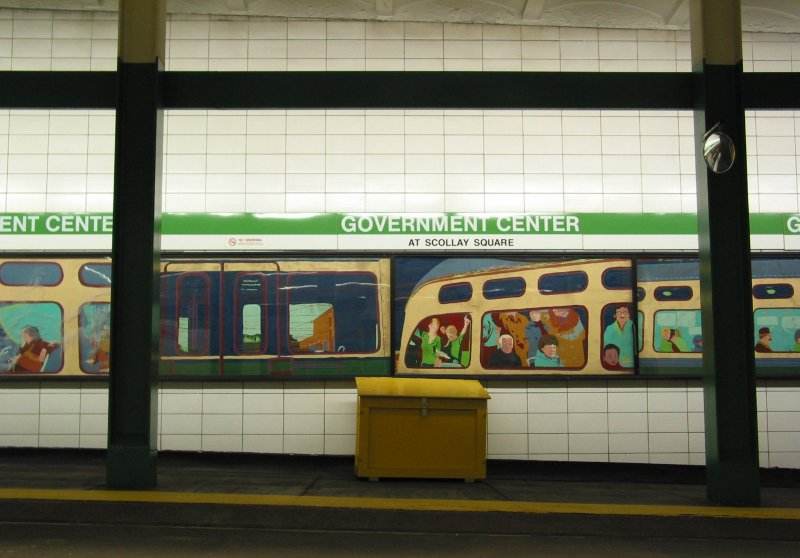 MBTA Green Line Government Center station