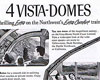 4 Vista-Domes on NP North Coast Limited
