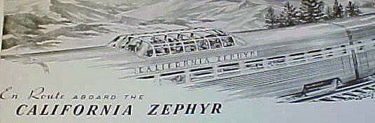 California Zephyr stationary