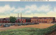 postcard of ALCO buildings in Schenectady, NY