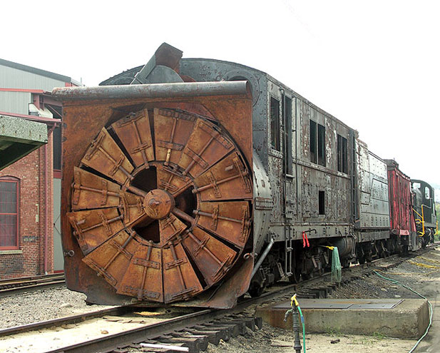 rotary snowplow at steamtown