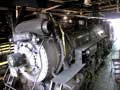Inside the Steamtown roundhouse