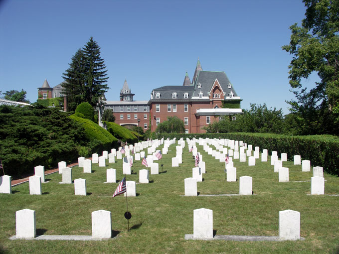Cemetery at Holy Cross College